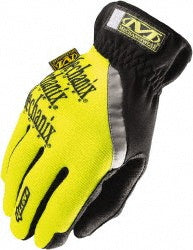 Large Lemon Yellow Leather General Purpose Gloves - Mechanix Wear SFF-91-010
