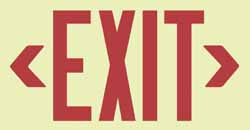 Exit Sign - AccuformNMC 7210
