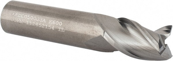 0.5000" 3-Flute Solid Carbide Single End Mill - Kennametal 3658830