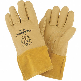 X-Large Leather; Synthetic Leather Gloves - TILLMAN 42XL