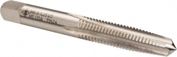 M8 x 1.25 Metric Coarse High Speed Steel Standard Tap - Cleveland C54546