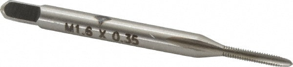 M1.6 x 0.35 Metric Coarse High Speed Steel Standard Tap - Cleveland C54044
