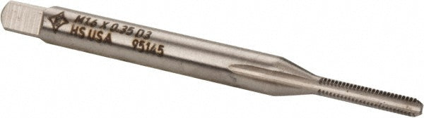 M1.6 x 0.35 Metric Coarse High Speed Steel Standard Tap - Cleveland C54045