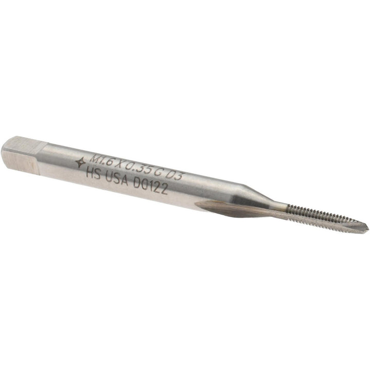M1.6x0.35 Metric HSS Spiral Point Tap - Cleveland C57015