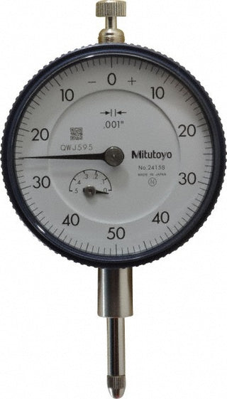 0.5000" Dial Indicator, 0.001000" grad - Mitutoyo 2415A