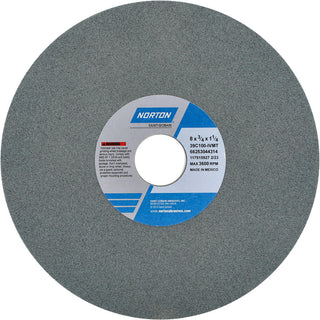 8 x 3/4" 100-Grit Silicon Carbide Grinding & Cutoff Wheel - Norton 66253044314
