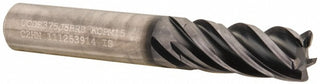 3/8" 5-Flute Solid Carbide Corner Radius End Mill, AlTiN - Kennametal 4048719