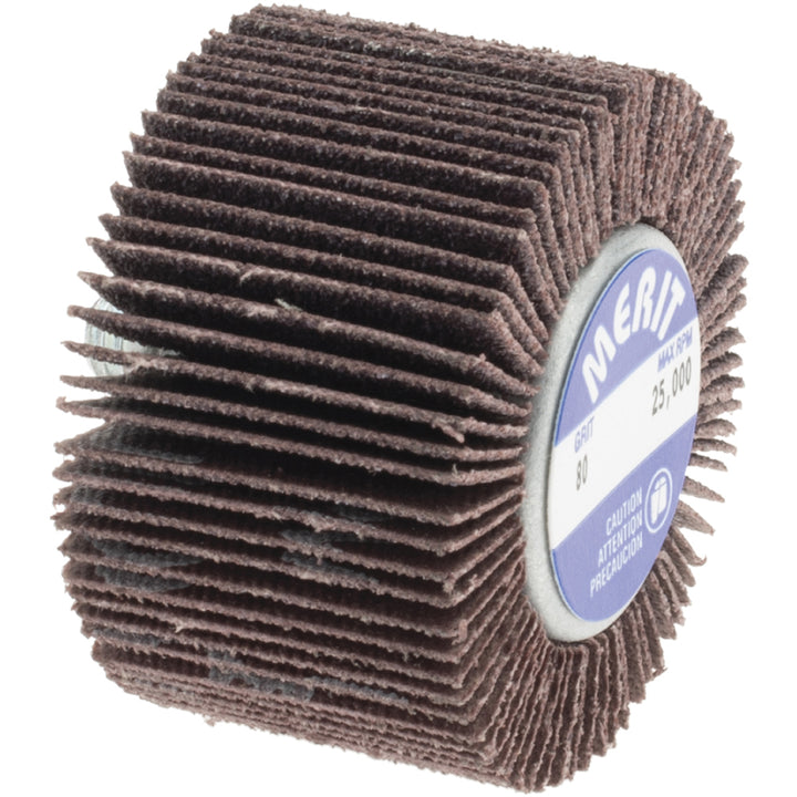 80-Grit Aluminum Oxide Flap Wheel - Merit Abrasives 08834132016