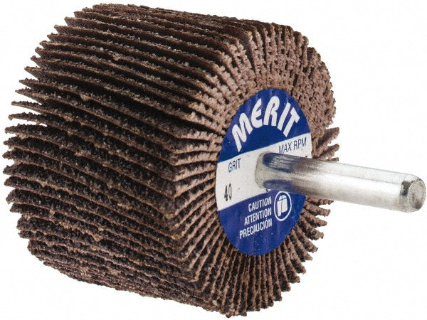 40-Grit Aluminum Oxide Flap Wheel - Merit Abrasives 08834137183