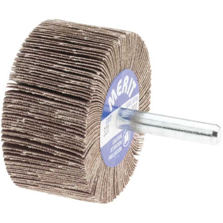 320-Grit Ceramic Alumina Flap Wheel - Merit Abrasives 08834137375