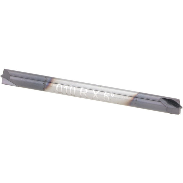 1/8" 2-Flute Solid Carbide Corner Rounding End Mill, AlTiN - Harvey Tool 45310-C3