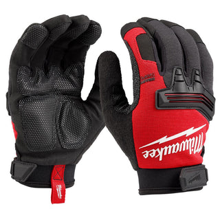 Large Black; Red Synthetic Leather General Purpose Gloves - Milwaukee Tool 48-73-8532