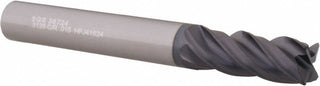 5/16in" 4-Flute Solid Carbide Corner Radius End Mill, TX - SGS 36724