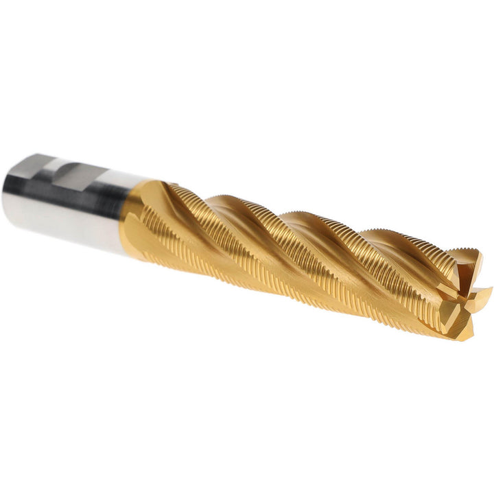 1.0000" 5-Flute Cobalt Single End Mill, TiN - Hertel 72846504
