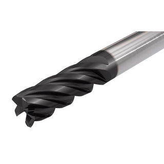 3/4" 5-Flute Solid Carbide Corner Radius & Corner Chamfer End Mill, AlTiN - Iscar 5622534
