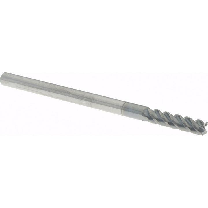 1/8" 4-Flute Solid Carbide Square End Mill, AlTiN - Supermill 5253639