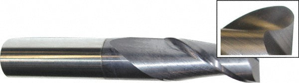 1/4" 2-Flute Solid Carbide Corner Radius End Mill, AlTiN - Accupro 12181348