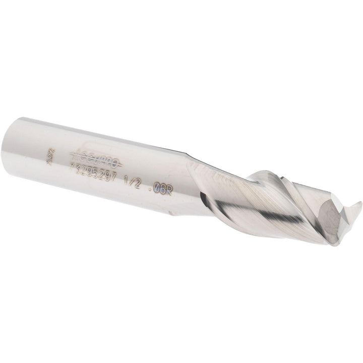 1/2" 2-Flute Solid Carbide Corner Radius End Mill - Accupro 12181468