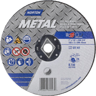7 x 1/8" Aluminum Oxide Grinding & Cutoff Wheel - Norton 07660789097