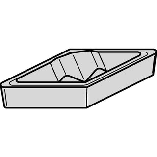 VCGR160408 Carbide Insert, Grade KCU10B, AlTiN - Kennametal 7096333