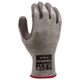 X-Large Gray Nitrile Cut-Resistant Gloves - SHOWA XC500XL-09