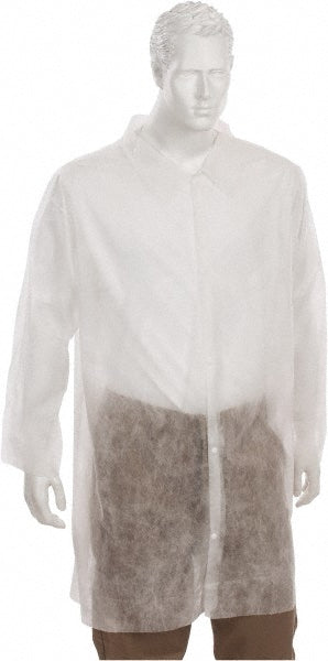 4X-Large Protective Garment - PRO-SAFE KM-LC0-WO-NW-4XL-WHITE
