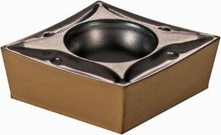 CCMT 3-0-PF Solid Carbide Insert, Grade IC807, TiN - Iscar 5550214