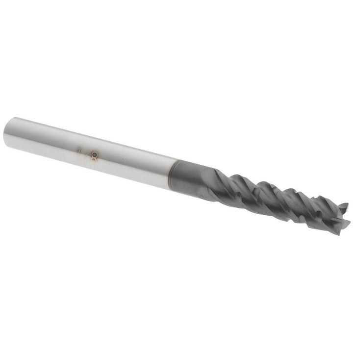 0.1250" 4-Flute Solid Carbide Square End Mill, AlTiN - Accupro 12184973