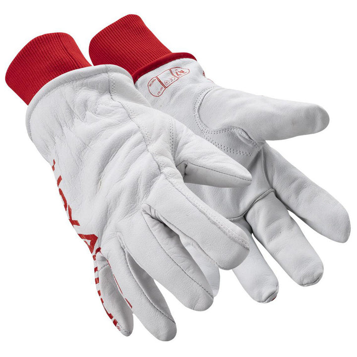 2X-Large Orange; Red Leather Gloves - HexArmor. 4066W-XXL (11)