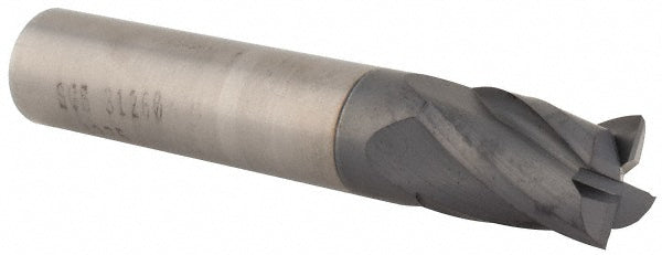 7/16" 4-Flute Solid Carbide Square End Mill, AlTiN - SGS 31260