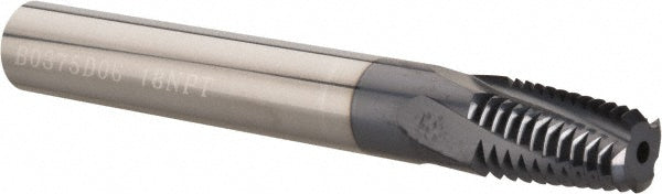 Helical Flute Thread Mills - Carmex B0375D0618NPT