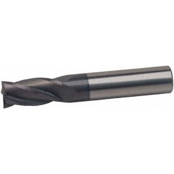 7/16" 4-Flute Solid Carbide Square End Mill, AlTiN - Hertel 750738