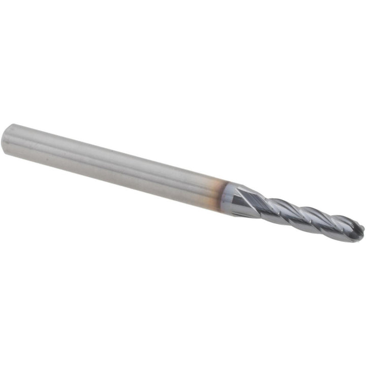 3/32" 4-Flute Solid Carbide Ball End Mill, TiCN - Hertel EG250006
