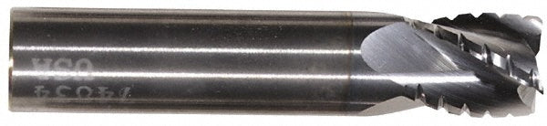 0.625" 4-Flute Solid Carbide Roughing End Mill, TiN - Hertel C430S6250-C1
