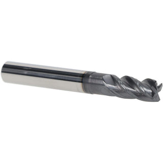 0.3120" 4-Flute Solid Carbide Corner Radius & Corner Chamfer End Mill, AlTiN - Iscar 5622433