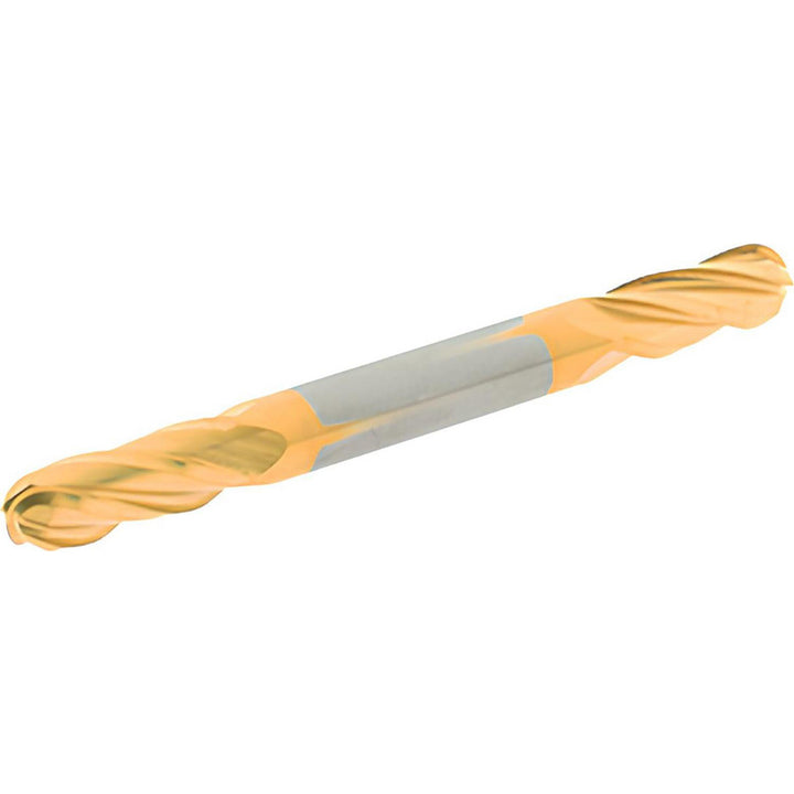 3/16" 4-Flute Solid Carbide Ball End Mill, TiN - Hertel E699924418
