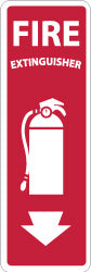 Fire Extinguisher Sign - AccuformNMC MSCFX122P