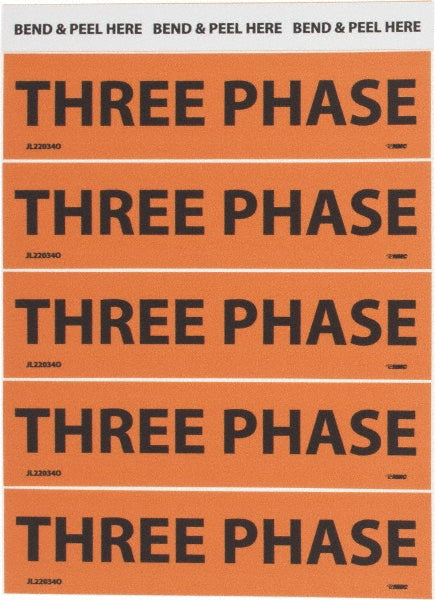 Three Phase Label - AccuformNMC JL22034O