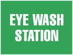 Eye Wash Station Sign - AccuformNMC M441P