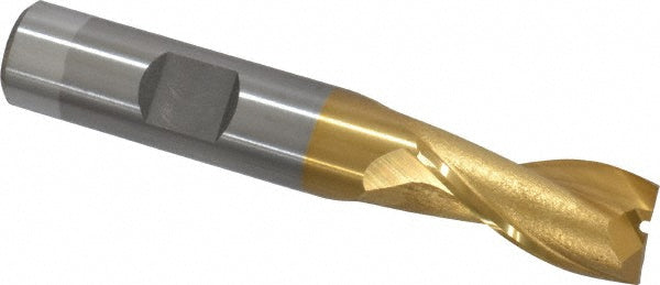 1/2" 2-Flute Cobalt Square End Mill, TiN - OSG 5201105