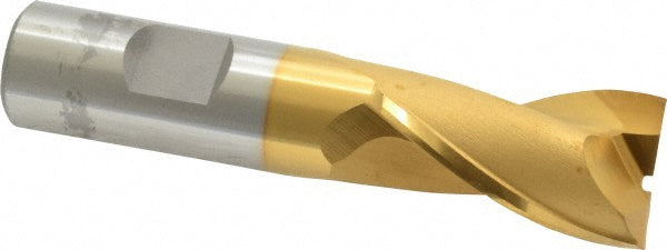 7/8" 2-Flute Cobalt Square End Mill, TiN - OSG 5203205