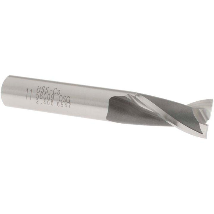 0.4331" 2-Flute Cobalt Square End Mill - OSG 5800900