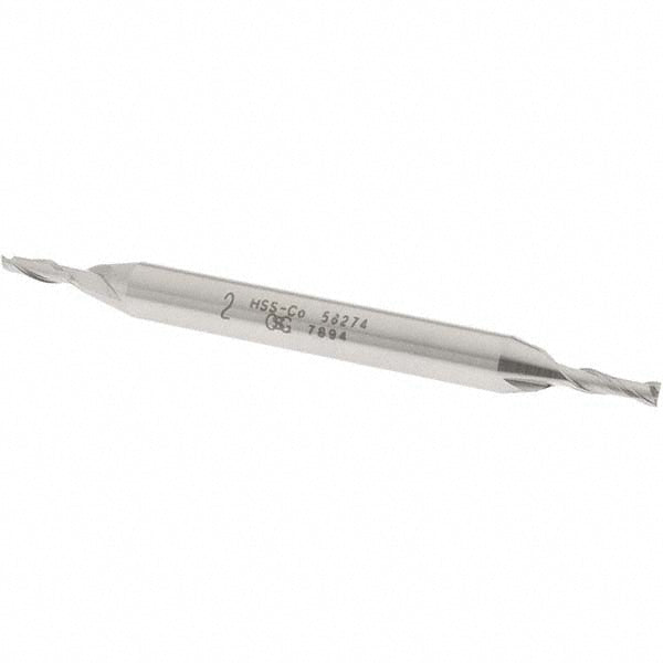 0.0787" 2-Flute Cobalt Square End Mill - OSG 5827400