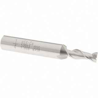 1/4" 2-Flute Cobalt Square End Mill - OSG 5300300