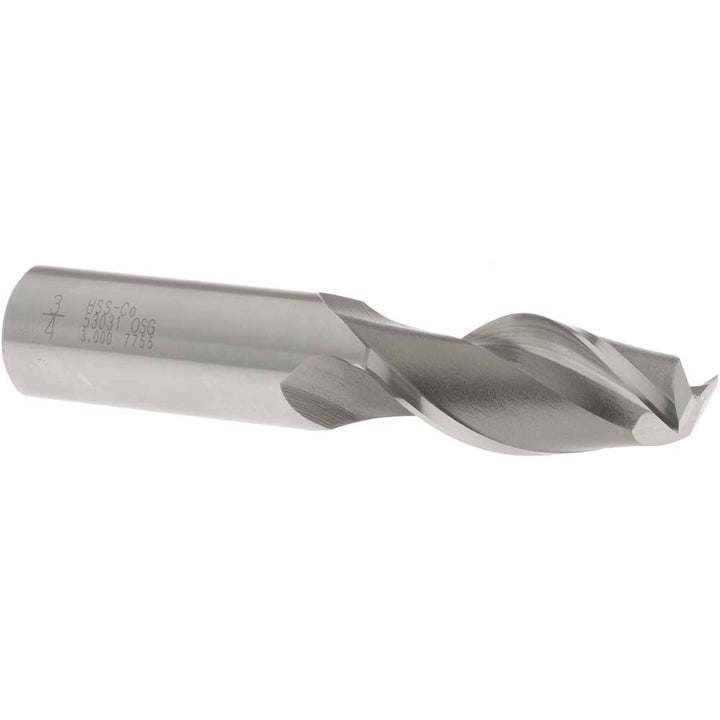 3/4" 2-Flute Cobalt Square End Mill - OSG 5303100