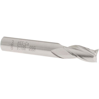 3/8" 3-Flute Cobalt Square End Mill - OSG 5310500
