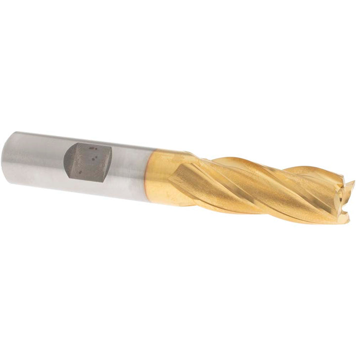 1/2" 4-Flute Cobalt Square End Mill, TiN - OSG 5401105