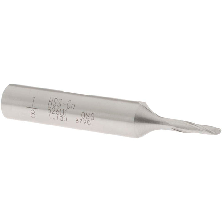 1/8in" 2-Flute Cobalt Ball End Mill - OSG 5260100