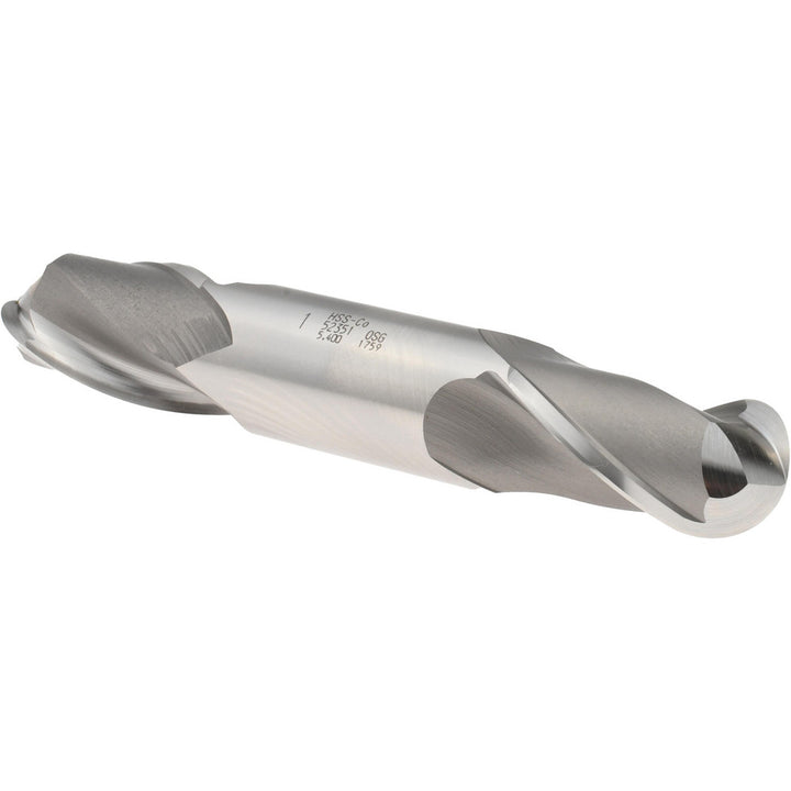 1" 2-Flute Cobalt Ball End Mill - OSG 5235100
