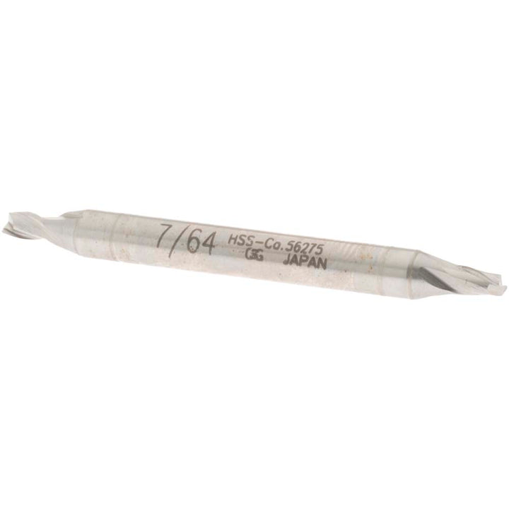 7/64" 2-Flute Cobalt Square End Mill - OSG 5627500
